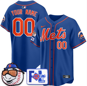 Custom GenderName New York Mets 2025 Spring Training BASEBALL  Jersey - All Stitched Royal