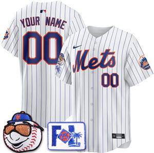 Custom GenderName New York Mets 2025 Spring Training BASEBALL  Jersey - All Stitched White