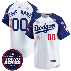 Dodgers Tokyo Series 2025 Vapor Premier Limited Custom Jersey - Stitched Alternate